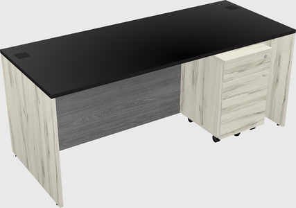 Rectangular desk