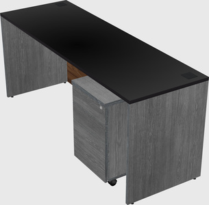 Rectangular desk