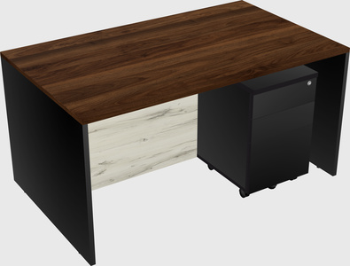 Rectangular desk