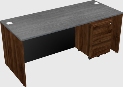 Rectangular desk