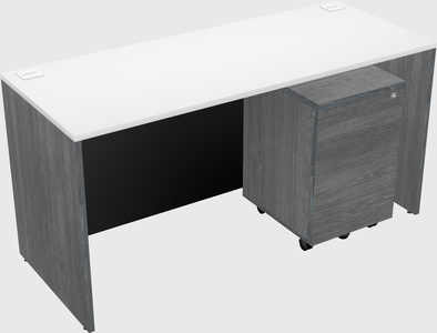 Rectangular desk