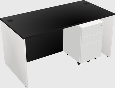 Rectangular desk