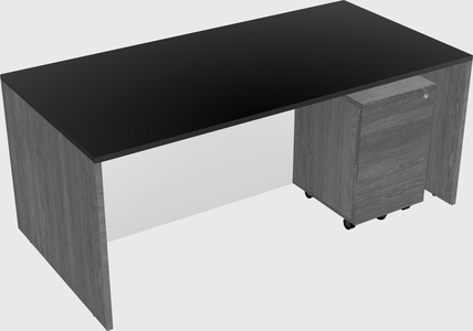 Rectangular desk