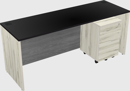 Bureau rectangulaire