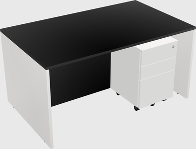 Rectangular desk