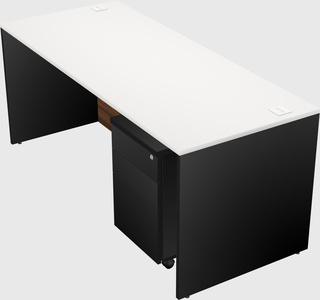 Rectangular desk
