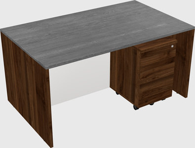 Rectangular desk