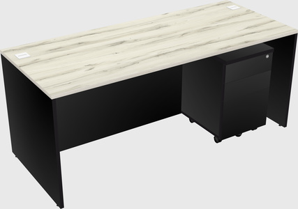 Rectangular desk