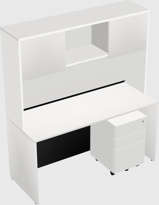 Rectangular desk