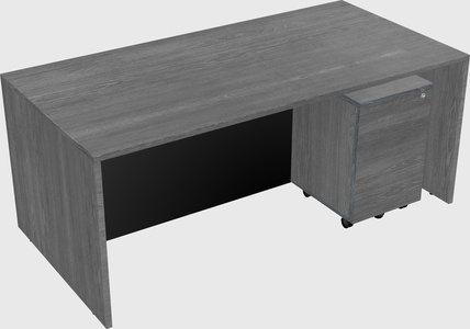 Rectangular desk