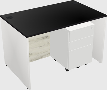 Rectangular desk