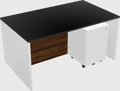 Rectangular desk