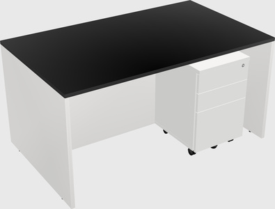 Rectangular desk