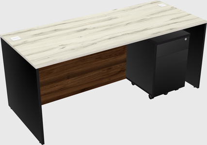 Rectangular desk