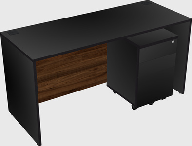 Rectangular desk