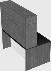 Rectangular desk
