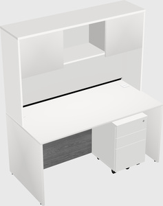 Rectangular desk