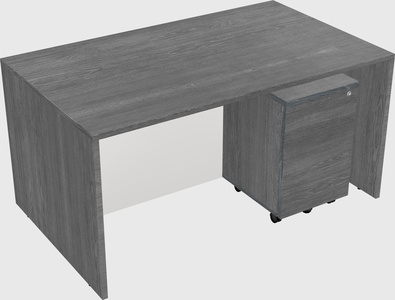 Rectangular desk