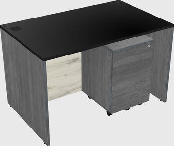 Rectangular desk