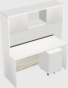 Rectangular desk