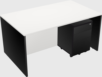 Rectangular desk