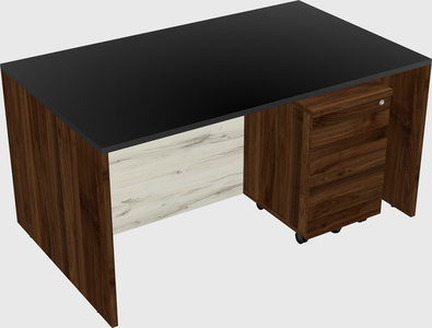 Rectangular desk