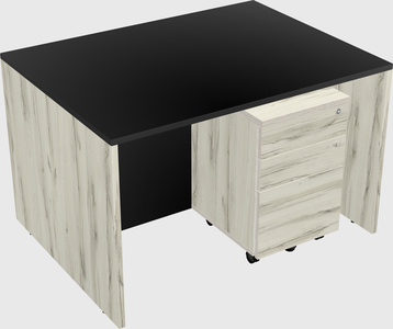 Rectangular desk