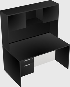 Rectangular desk