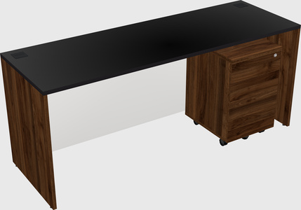 长方形书桌