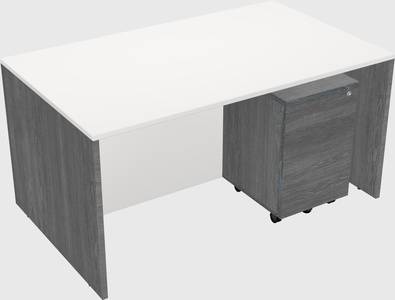 Rectangular desk