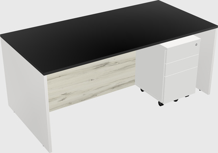 Rectangular desk