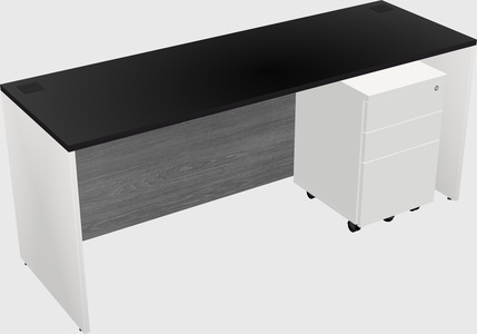 Rectangular desk