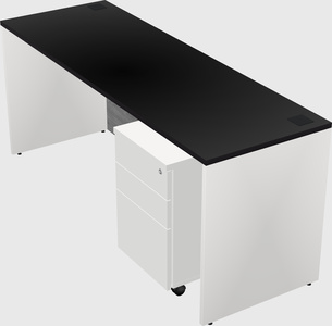Rectangular desk