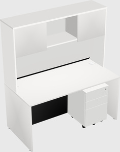 Rectangular desk