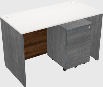 Rectangular desk