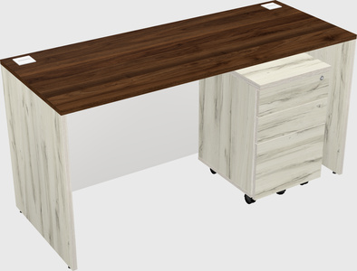 Rectangular desk