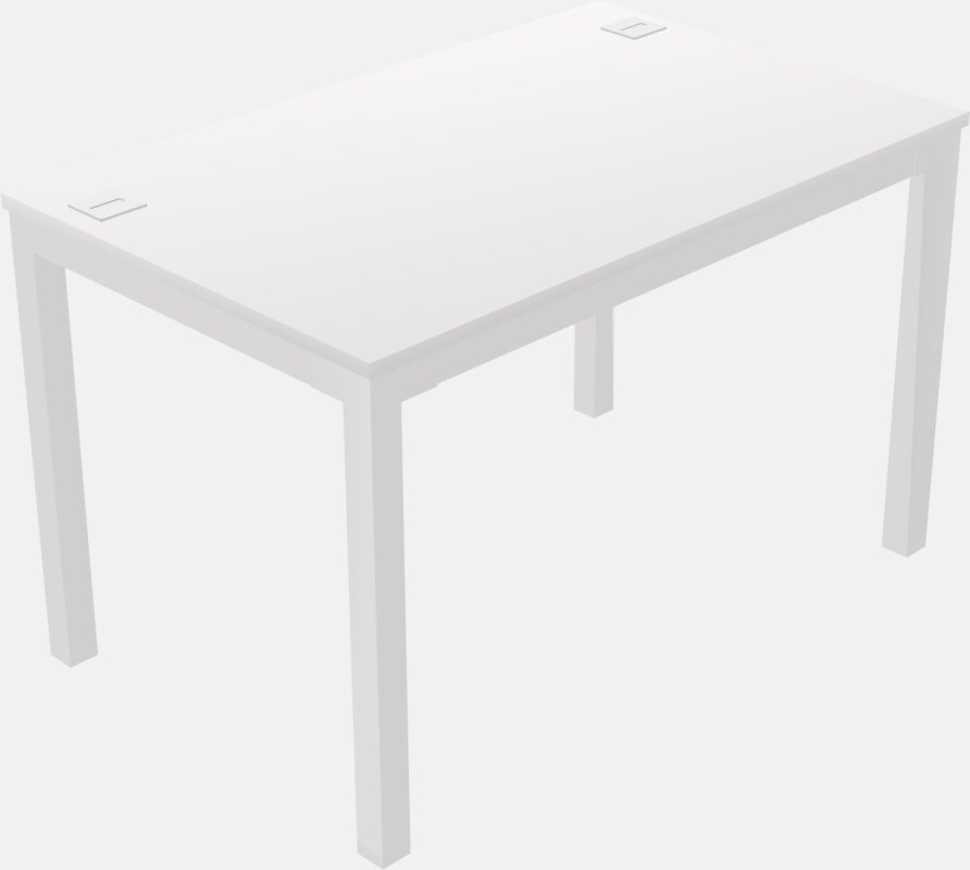 Rectangular Desk - Metal Frame