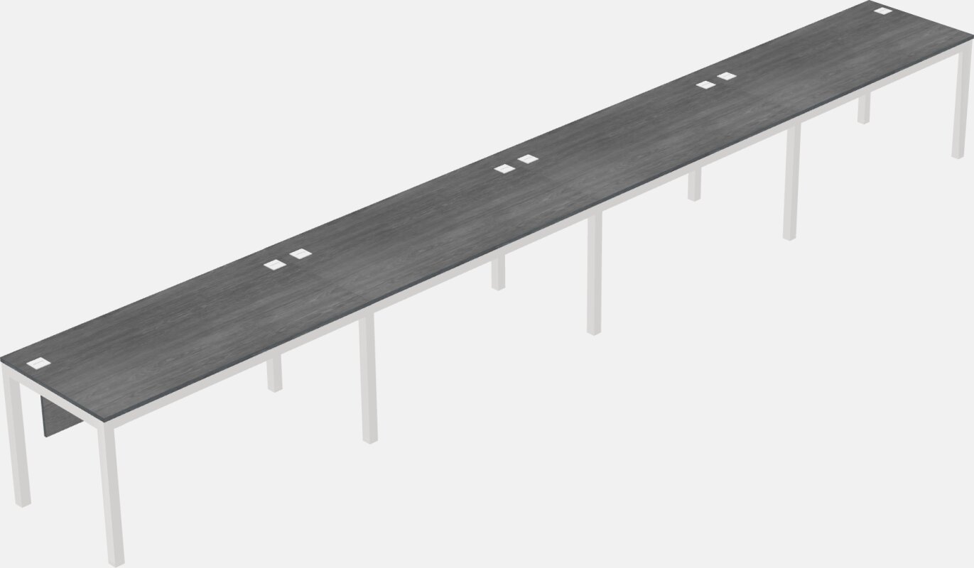 Rectangular Desk - Metal Frame