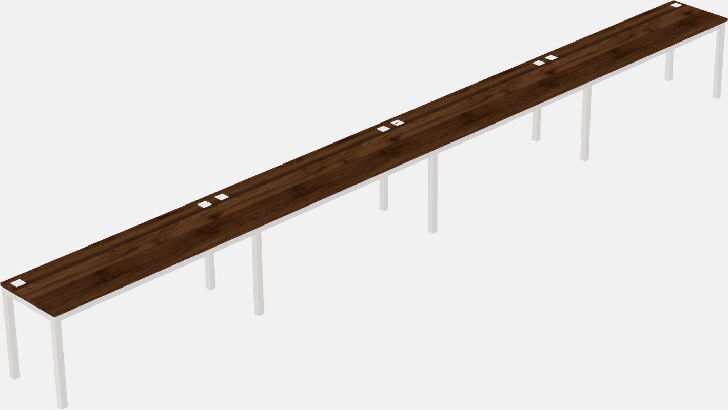 Rectangular Desk - Metal Frame