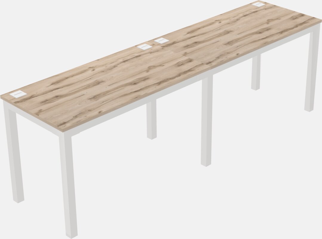 Rectangular Desk - Metal Frame