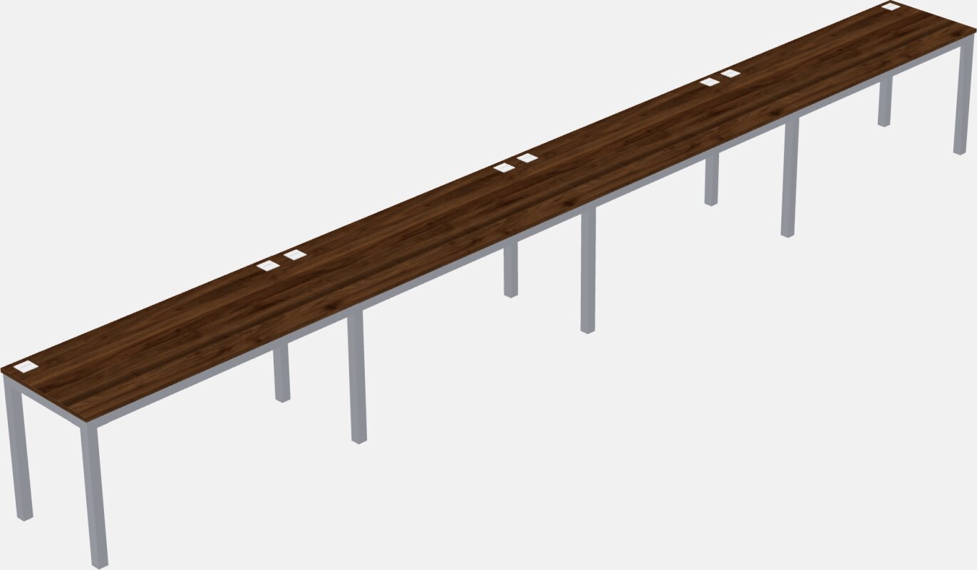 Rectangular Desk - Metal Frame