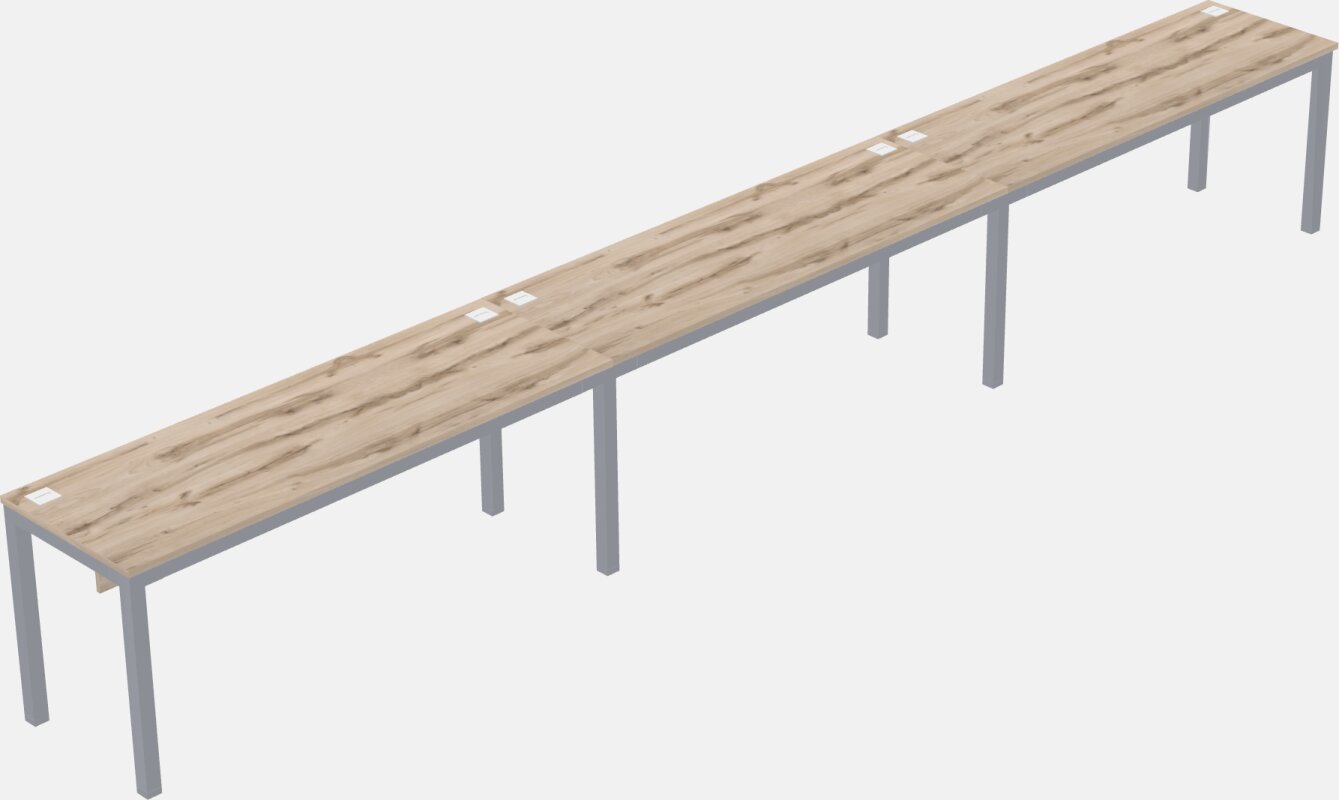 Rectangular Desk - Metal Frame