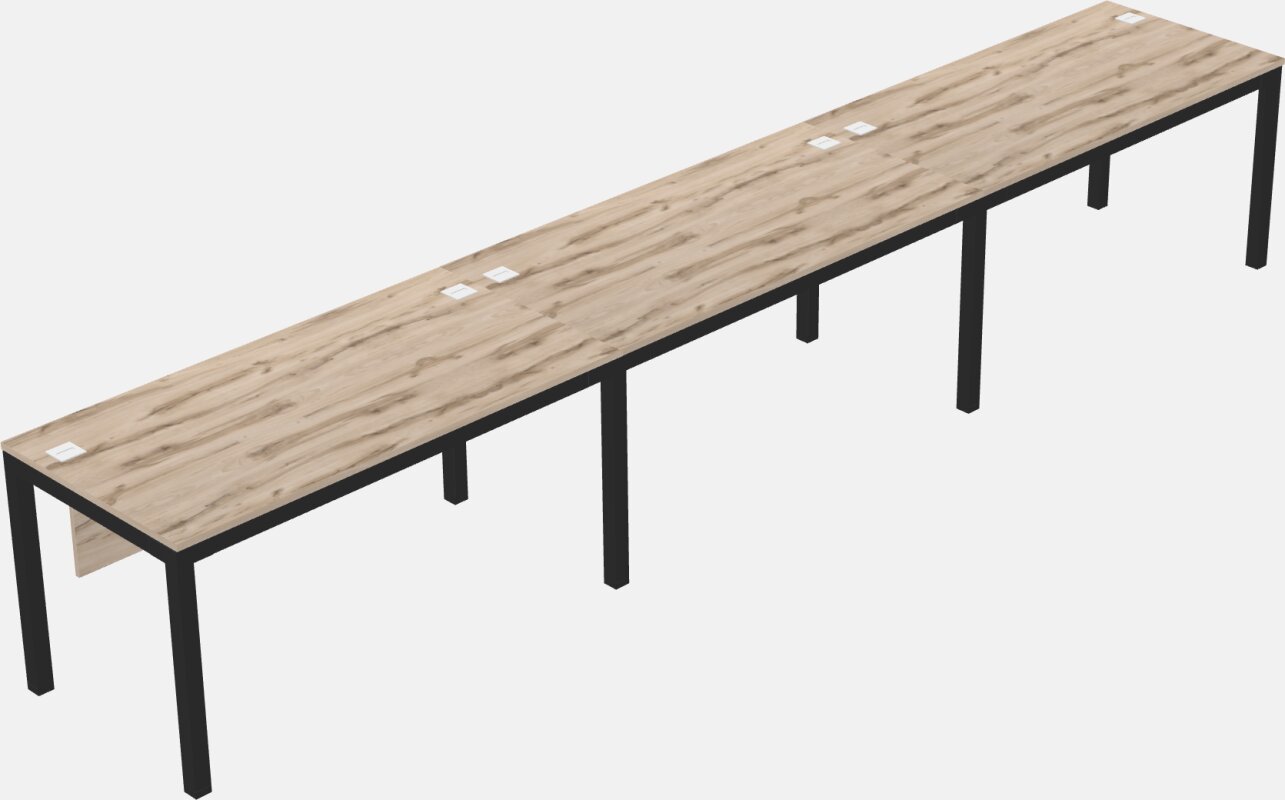 Rectangular Desk - Metal Frame