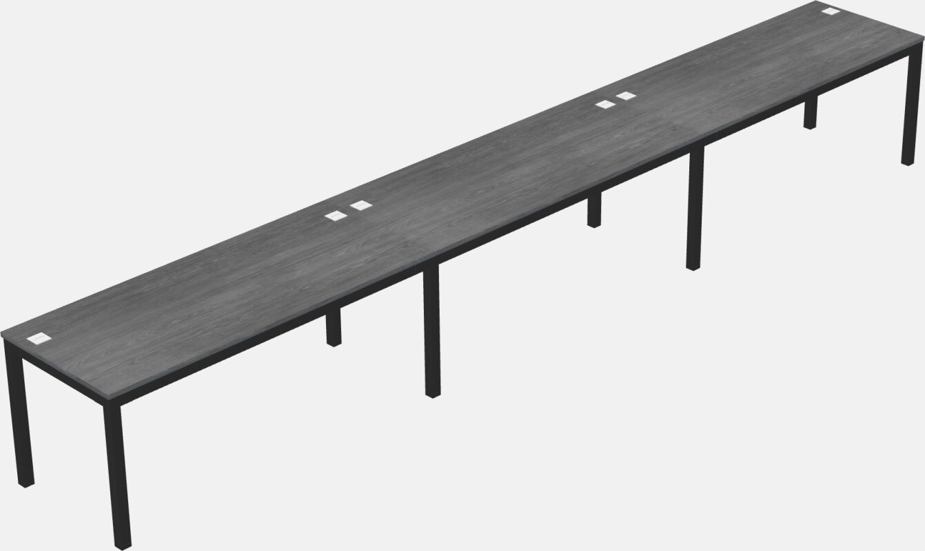 Rectangular Desk - Metal Frame