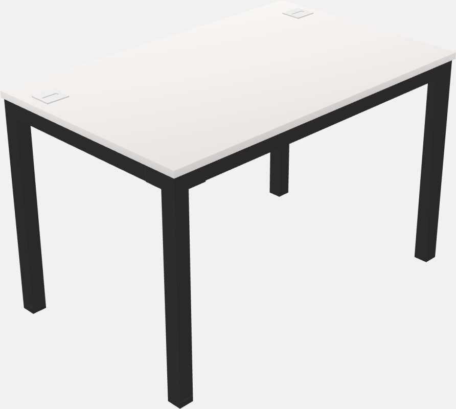Rectangular Desk - Metal Frame