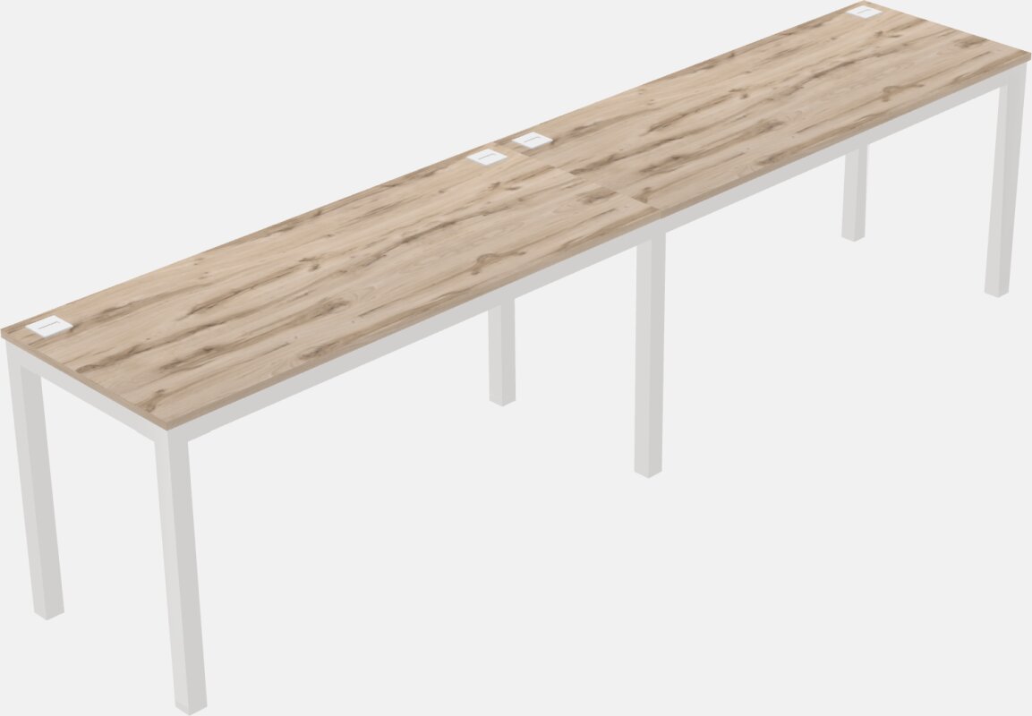 Rectangular Desk - Metal Frame