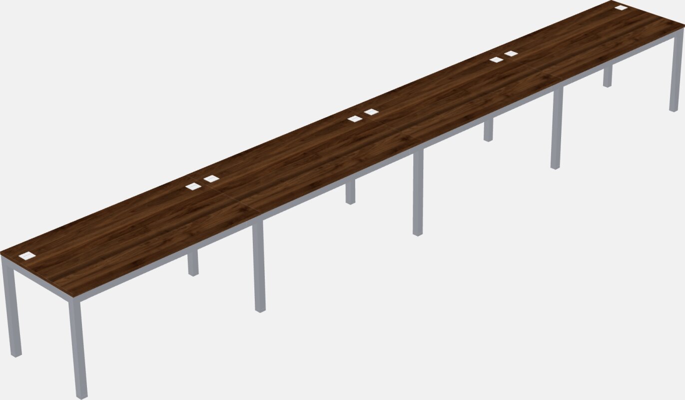 Rectangular Desk - Metal Frame