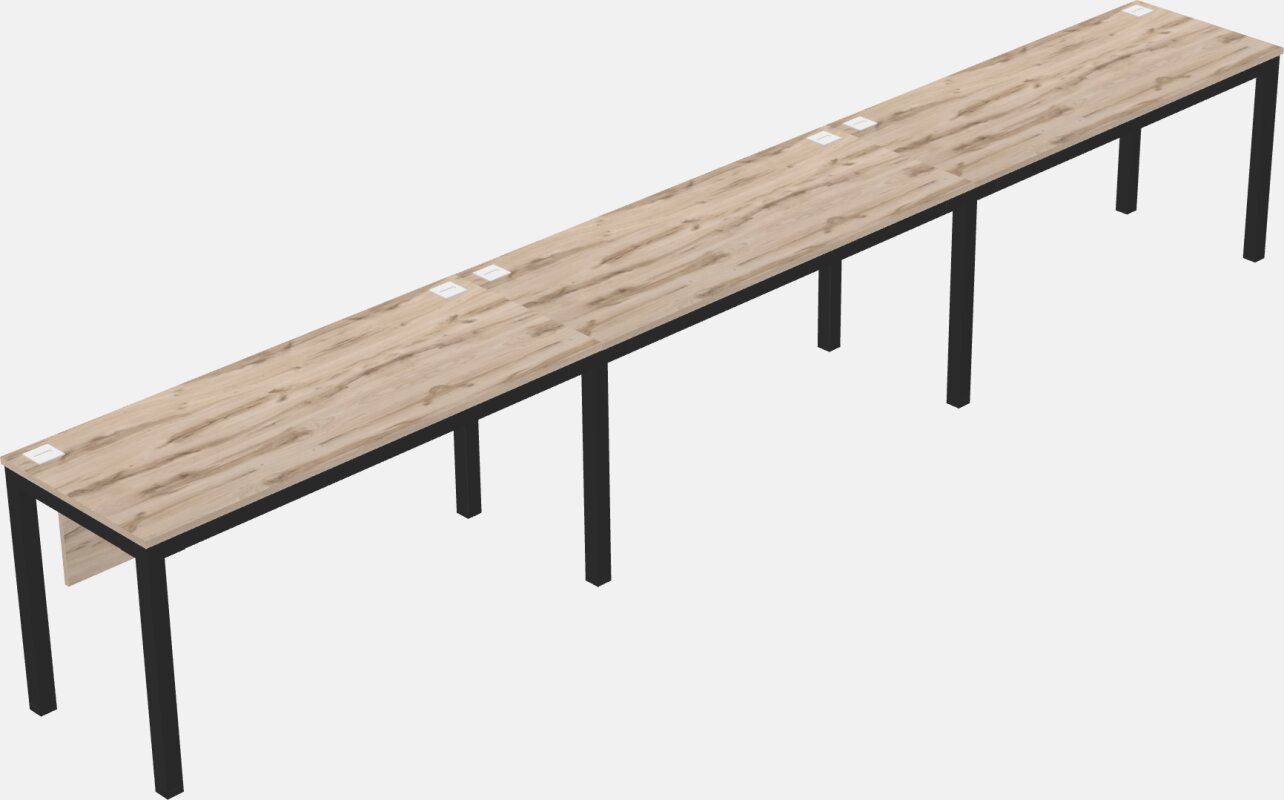 Rectangular Desk - Metal Frame