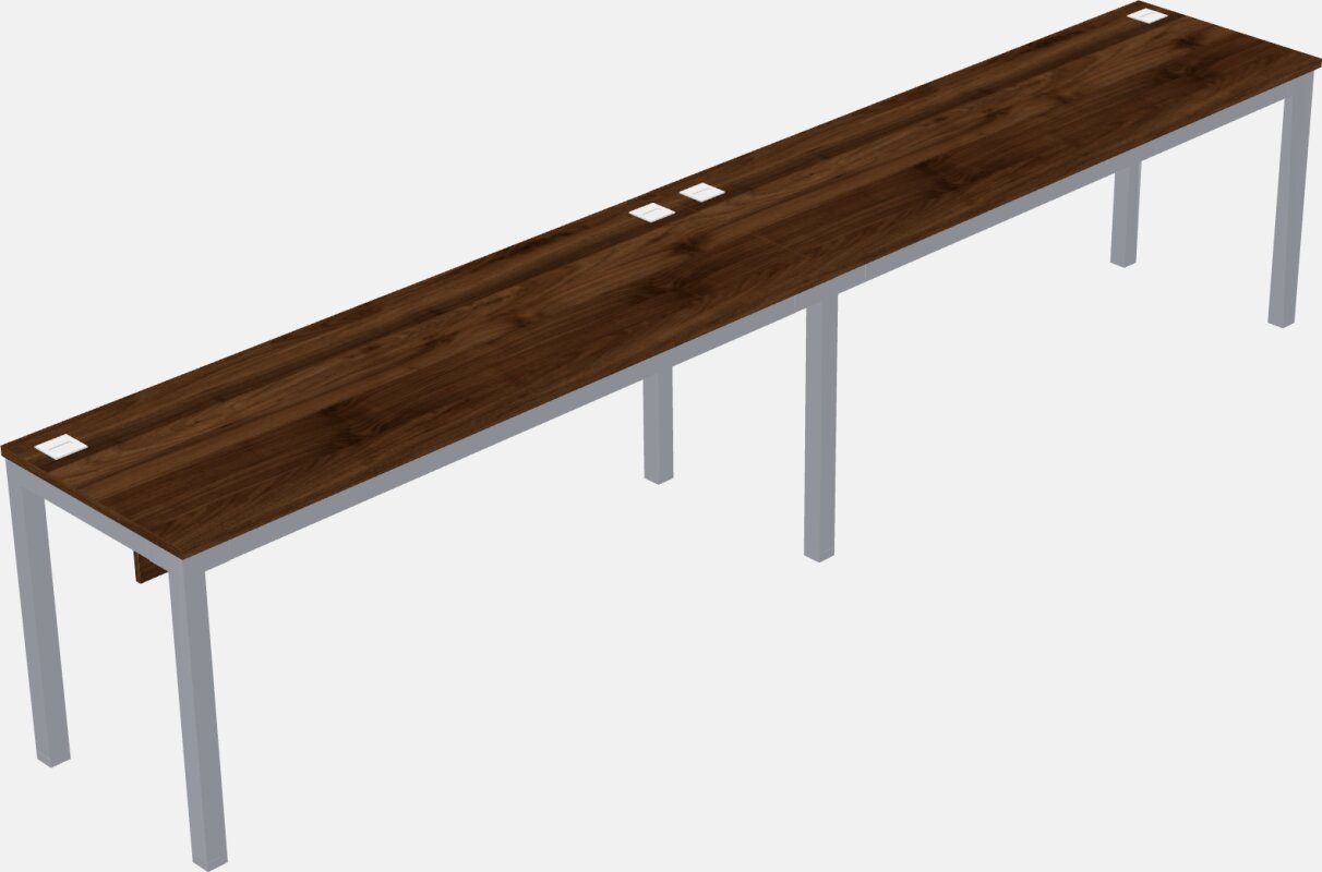 Rectangular Desk - Metal Frame
