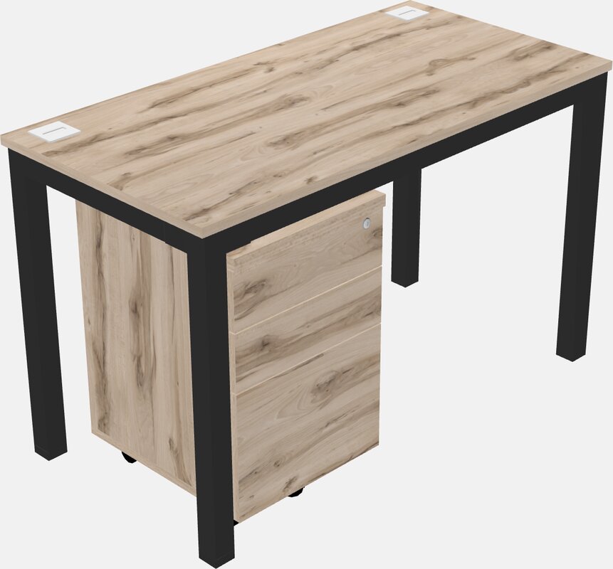 Rectangular Desk - Metal Frame